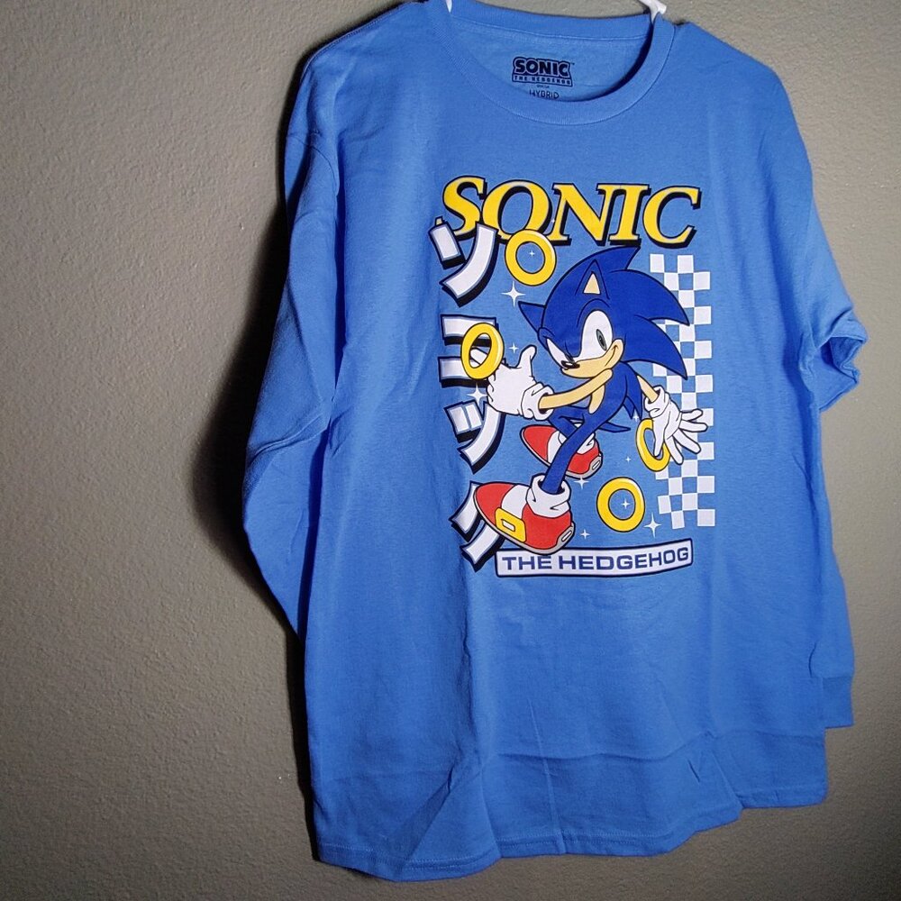 SONIC THE HEDGEHOG LONG SLEEVE SHIRT
